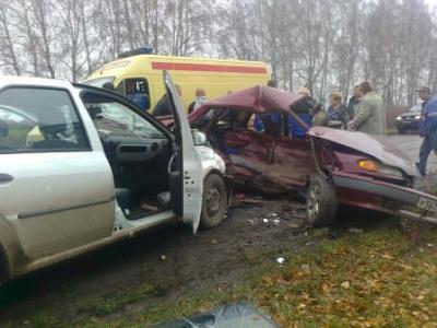 На трассе Рязань – Скопин столкнулись три авто
