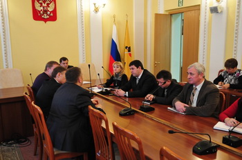 Виталий Артёмов провёл совещание с бизнесменами Рязани по вопросу подготовки к празднованию Нового года