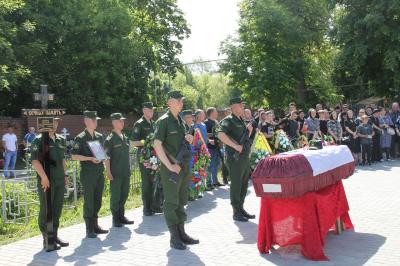 В Скопине простились с бойцом, погибшем на СВО