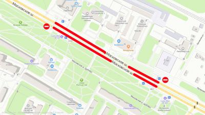 Ночью на Московском шоссе в Рязани перекроют движение