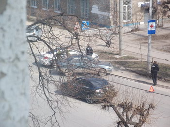 В Рязани столкнулась иномарка и «Жигули»