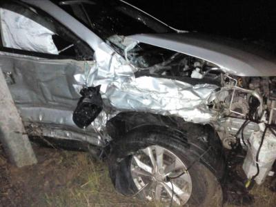 Под Рязанью столкнулись два внедорожника, пострадали три человека