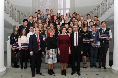 Глава Рязани встретилась с молодыми дипломатами