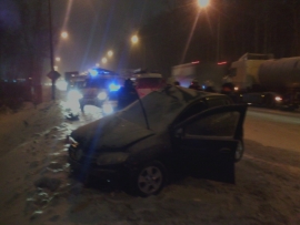 На Южной окружной дороге в Рязани произошло массовое ДТП