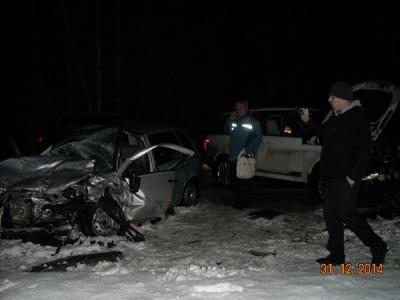 В Рязанском районе при столкновении Land Rover и «Лады-Калины» погиб водитель отечественного автомобиля