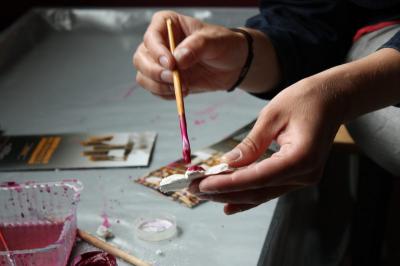 Лепим малинку