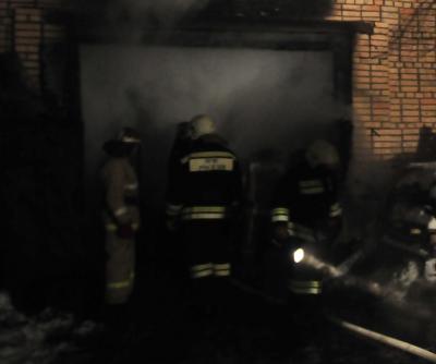 В Рязани в гараже горел Ford