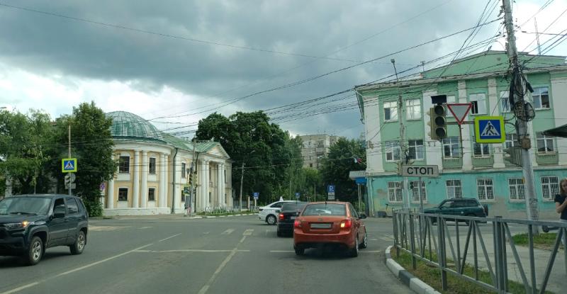 В центре Рязани не работают несколько светофоров
