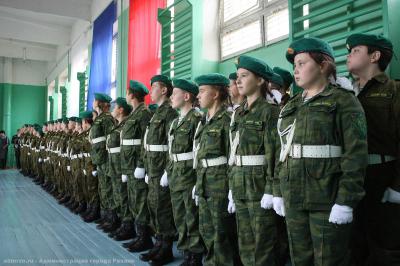 Кадеты СОШ №33 Рязани приняли присягу