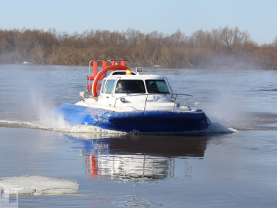 Для Спасского района приобретён катер на воздушной подушке