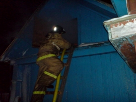 В Сараевском районе обгорел жилой дом