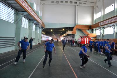 Рязанские спасатели поддерживают хорошую физическую форму