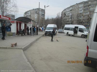 В Рязани очистили территории разворотных кругов и площадок межрейсового отстоя общественного транспорта