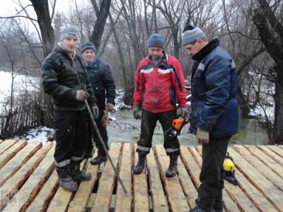 В Сапожке отремонтировали мост