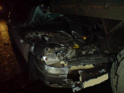 ВАЗ-2112 влетел под «КамАЗ» в Рыбновском районе