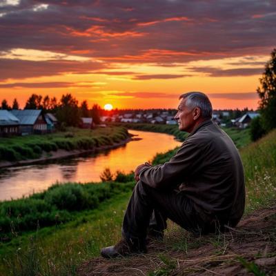 Администрация Рязанского района продолжает генерировать образы деревень с помощью нейросети 