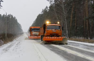 На федеральных трассах Рязанщины дорожники переведены в режим повышенной готовности