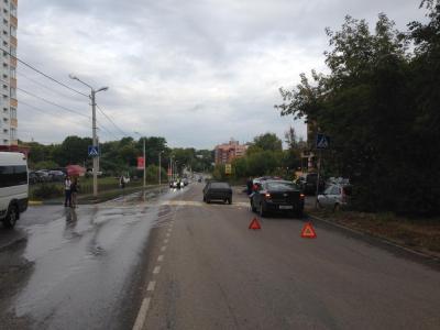 «Восьмёрка» наехала на студенток медколледжа в Рязани