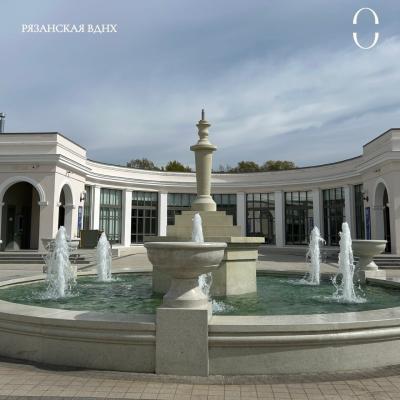 На Рязанской ВДНХ заработал фонтан