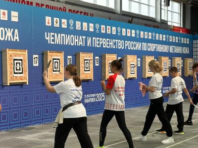 Рязанцы завоевали медали российских соревнований по спортивному метанию ножа