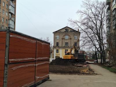 На улице Грибоедова в Рязани благоустроят сквер