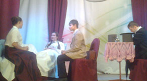 В Захаровском народном театре поставили новый спектакль