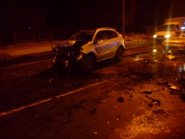 Близ Рыбного столкнулись две легковушки, пострадали несколько человек