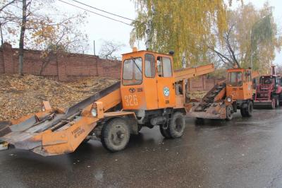 На улицах Рязани работает снегоуборочная техника