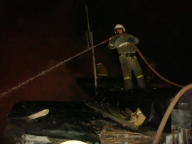 В пожаре на 1-м Мервинском проезде никто не пострадал