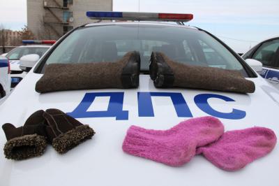 Сотрудники ГИБДД всегда готовы прийти на помощь рязанцам в морозы