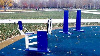 В Новомичуринске поломали антивандальный тренажёр