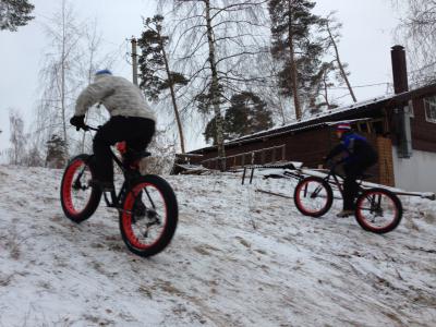 Под Рязанью протестировали лесной велосипед