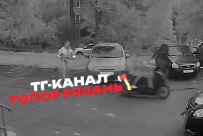 В Дашково-Песочне Рязани сотрудники ГАИ устроили погоню за юными байкерами