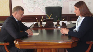 Олег Ковалёв пожелал Елене Василевской эффективной работы на благо рязанской экономики