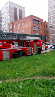 На пожаре в Рязани есть пострадавший