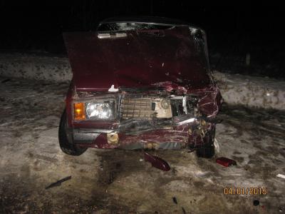 В Касимовском районе ВАЗ-21099 въехал в ВАЗ-2107