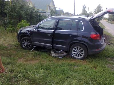 В Ряжске водителю мопеда не удалось обогнать Volkswagen