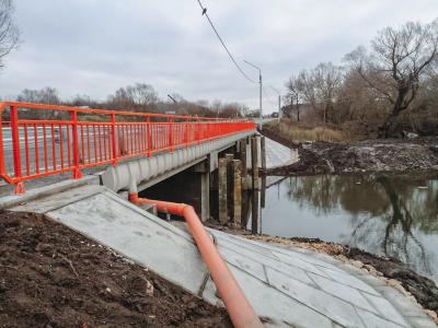 В Сараевском районе капитально починили мост через реку Пожва