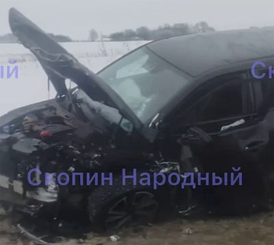 На трассе под Скопином произошло массовое ДТП