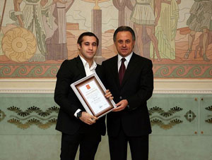 Рязанский самбист награждён благодарностью президента РФ