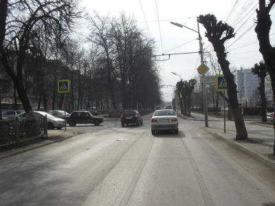 Fiat Albea сбил пенсионера в центре Рязани