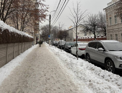 К очистке улиц Рязани от снега привлекают более 80 осуждённых