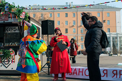 В Рязани открылась ярмарка, посвящённая празднику Масленицы