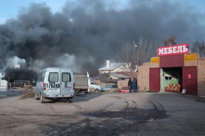 Пожар на складах «Апельсина» локализован