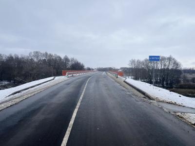 В Сараевском районе капитально починили мост через реку Верду