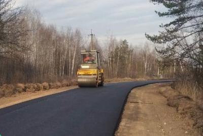 АО «Рязаньавтодор» активно ремонтирует трассу в Клепиковском районе