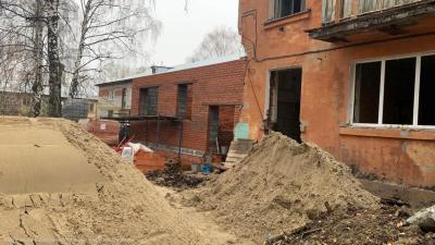 Мэрия Рязани рассказала о ходе восстановления дома на улице Пушкина