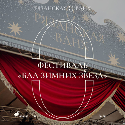 Рязанская ВДНХ приглашает на «Бал зимних звёзд»