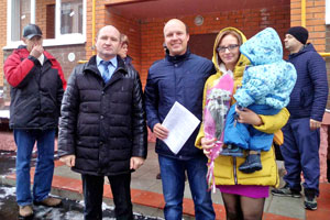 Жильцам ещё одного дома ЖК «Дядьково» выдали ключи от квартир