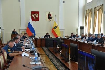 В правительстве Рязанской области обсудили итоги ликвидации пожара в Рыбновском районе